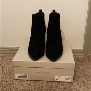 Marc Fisher Suede Alva Booties